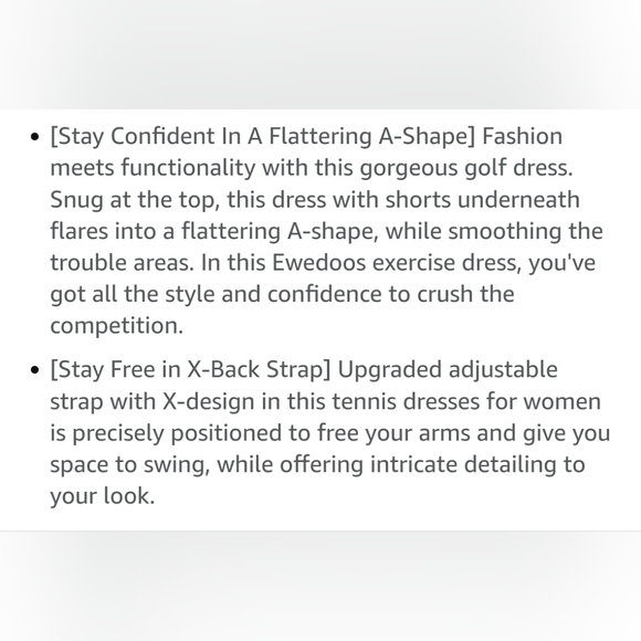 Workout, tennis dress built in bra and shorts size medium - Picture 7 of 15